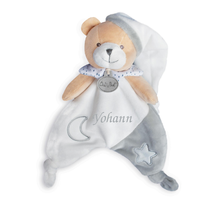  - les luminescents - comforter bear white grey 